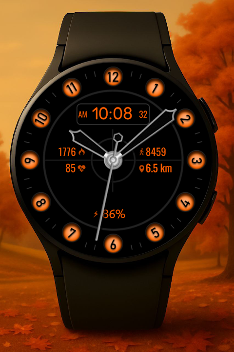 Minimal Hybrid Watch Face screenshot