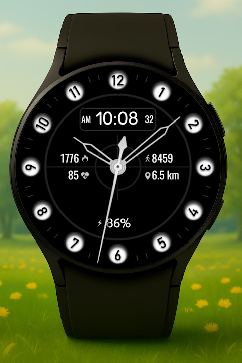 Minimal Hybrid Watch Face screenshot