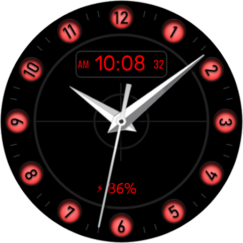 Minimal Hybrid Watch Face screenshot