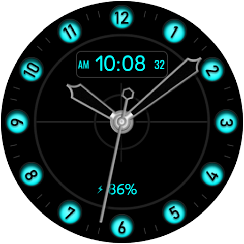 Minimal Hybrid Watch Face screenshot