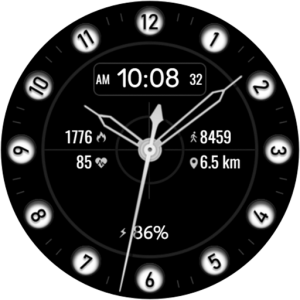 Minimal Hybrid Watch Face
