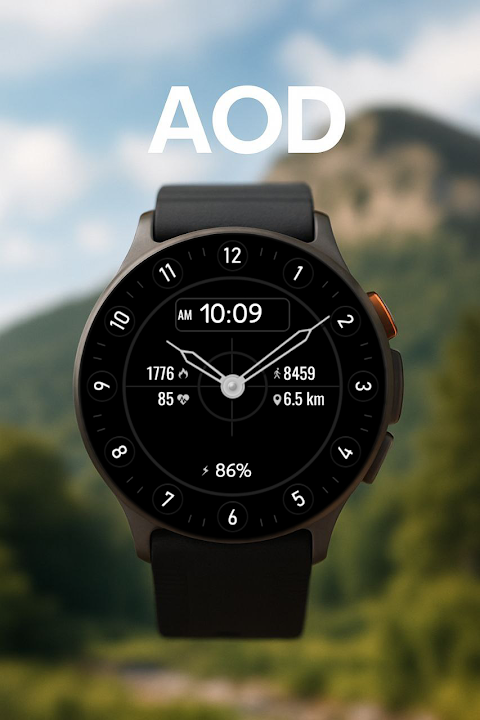 Minimal Hybrid Watch Face screenshot
