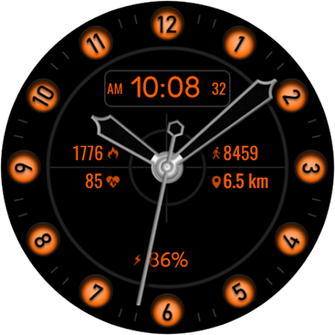 Minimal Hybrid Watch Face screenshot