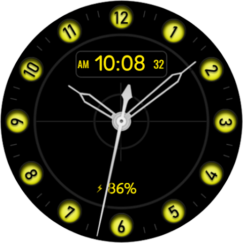 Minimal Hybrid Watch Face screenshot