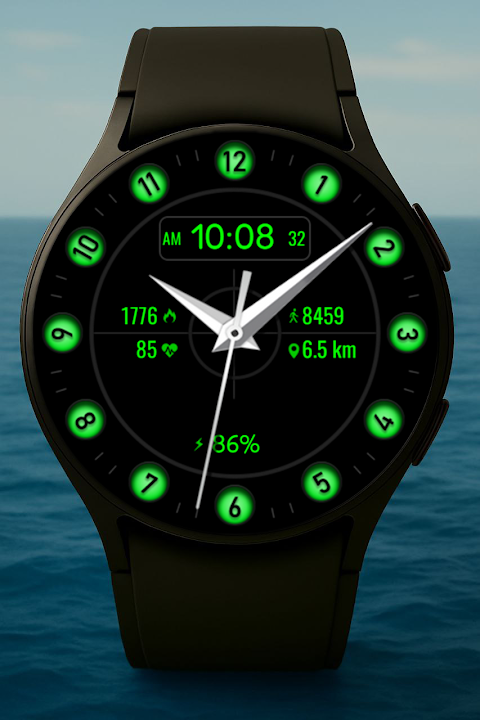 Minimal Hybrid Watch Face screenshot