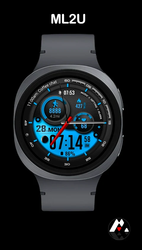 ML2U 121 Watch Face screenshot