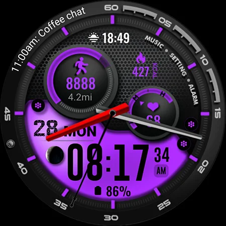 ML2U 121 Watch Face screenshot