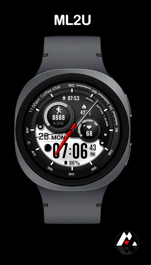 ML2U 121 Watch Face screenshot