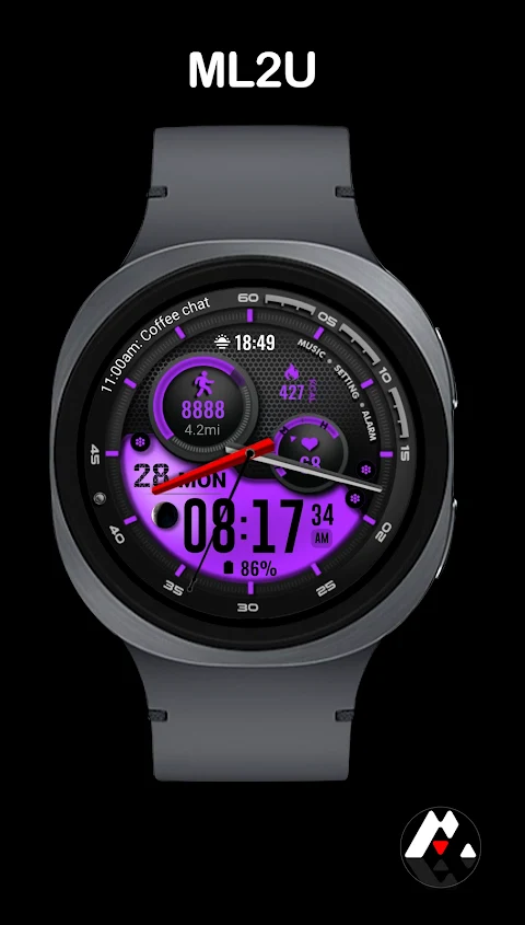 ML2U 121 Watch Face screenshot