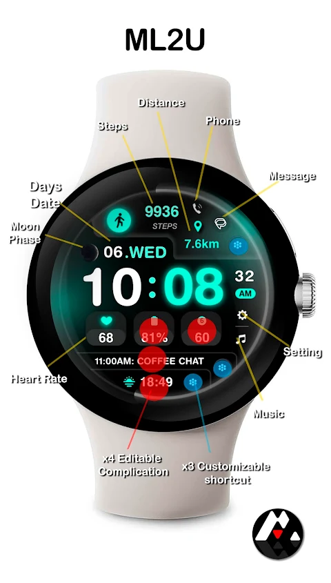 ML2U 175 Watch Face screenshot