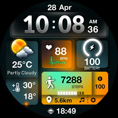 ML2U 241 Watch Face screenshot