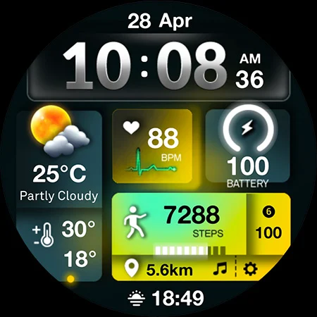ML2U 241 Watch Face screenshot