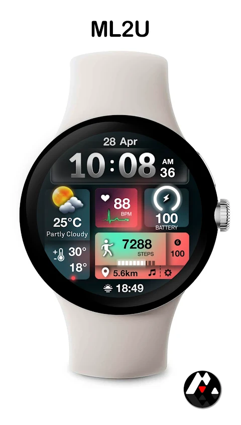 ML2U 241 Watch Face screenshot