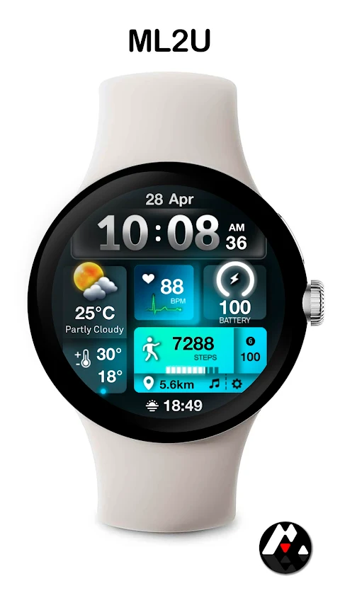 ML2U 241 Watch Face screenshot