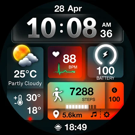 ML2U 241 Watch Face screenshot