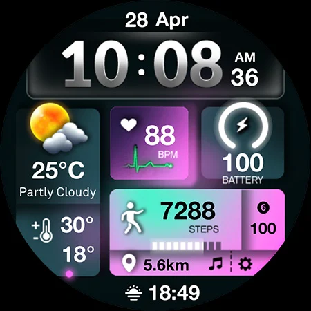 ML2U 241 Watch Face screenshot
