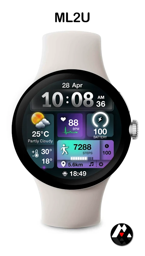 ML2U 241 Watch Face screenshot