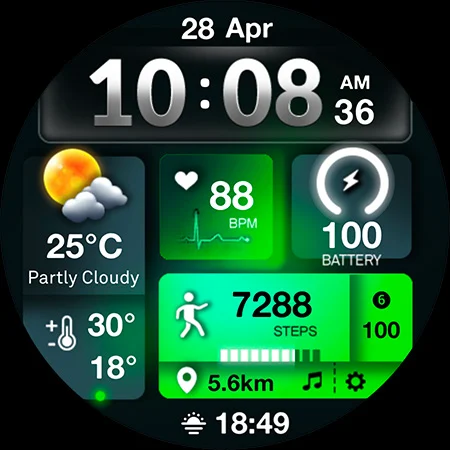 ML2U 241 Watch Face screenshot