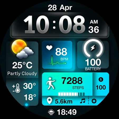 ML2U 241 Watch Face screenshot