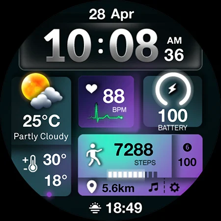 ML2U 241 Watch Face screenshot