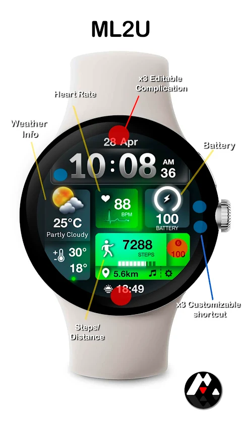 ML2U 241 Watch Face screenshot