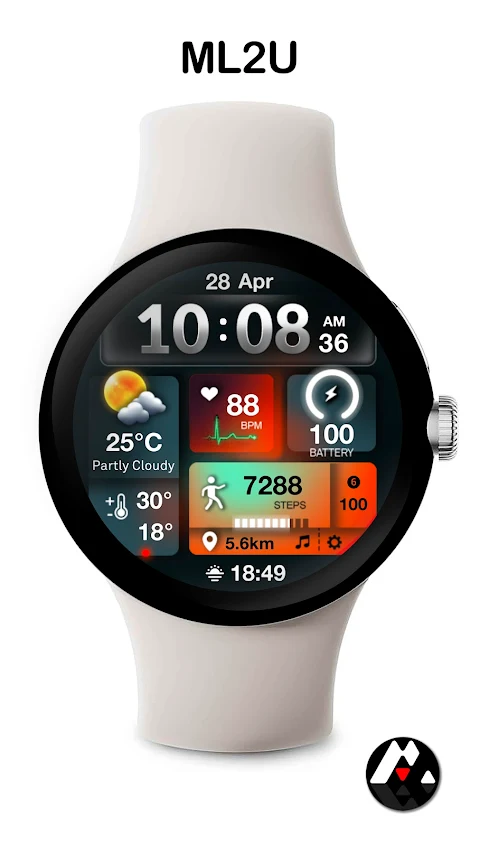 ML2U 241 Watch Face screenshot
