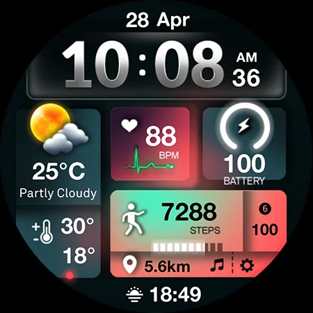 ML2U 241 Watch Face screenshot