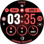 MOON KNIGHT Digital Watch Face