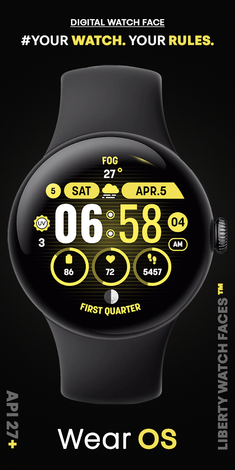 MOON KNIGHT Digital Watch Face screenshot