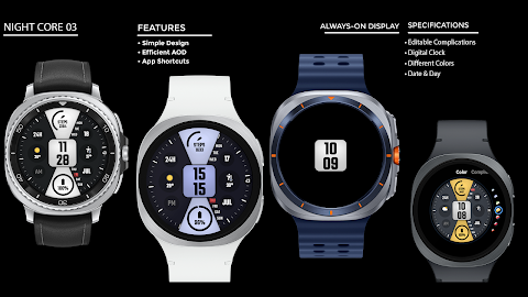 Night Core 03 – Watch Face screenshot