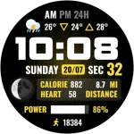 ODYSSEY Digital Watch Face