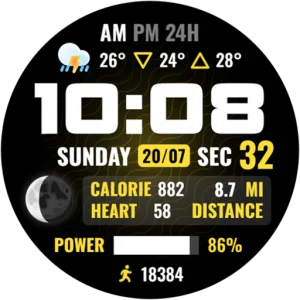 ODYSSEY Digital Watch Face