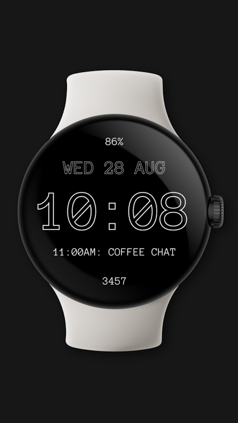 Minimal Watch Face 2 screenshot