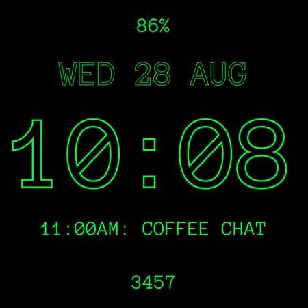 Minimal Watch Face 2 screenshot