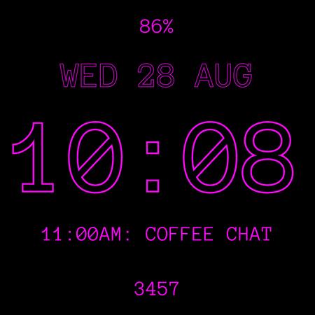 Minimal Watch Face 2 screenshot