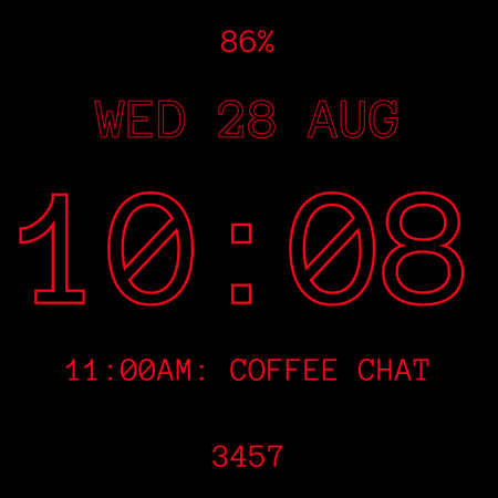 Minimal Watch Face 2 screenshot