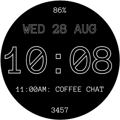 Minimal Watch Face 2 screenshot