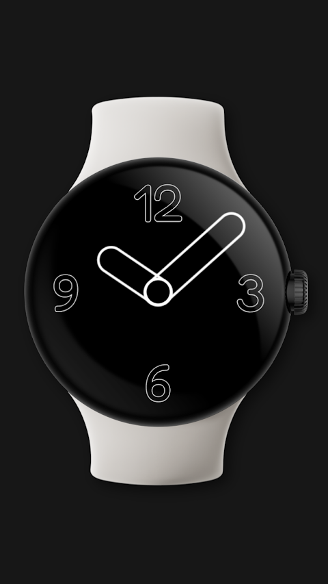 Minimal Watch Face 3 screenshot