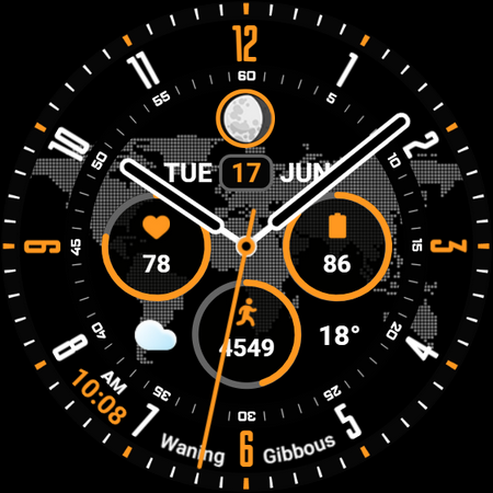 PIXEL WORLD PRO Watch Face screenshot