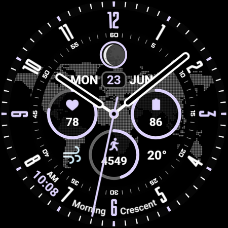 PIXEL WORLD PRO Watch Face screenshot