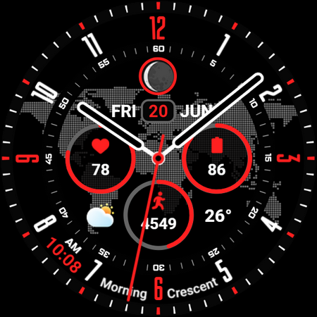 PIXEL WORLD PRO Watch Face screenshot