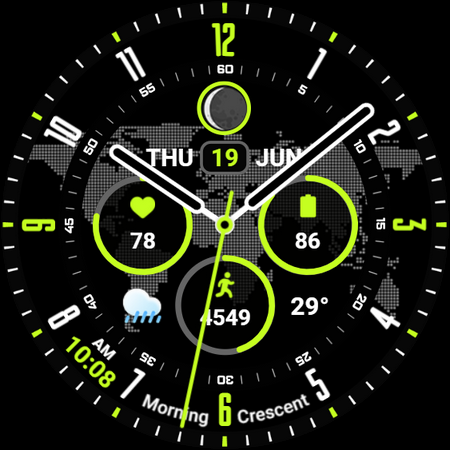PIXEL WORLD PRO Watch Face screenshot
