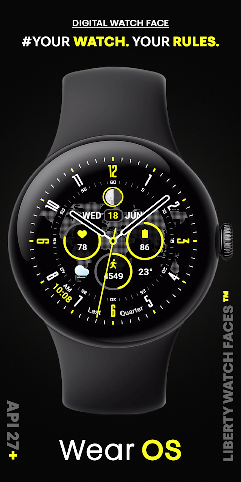 PIXEL WORLD PRO Watch Face screenshot
