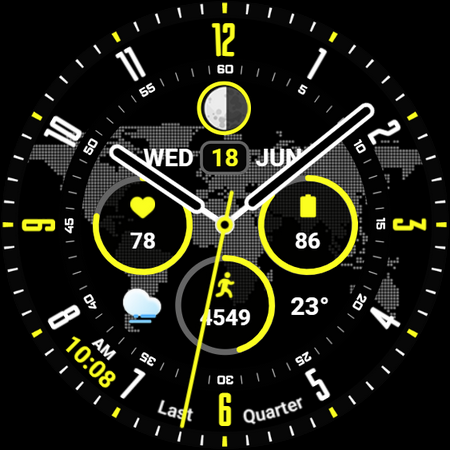 PIXEL WORLD PRO Watch Face screenshot