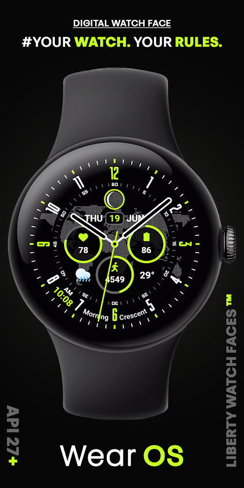 PIXEL WORLD PRO Watch Face screenshot