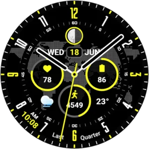 PIXEL WORLD PRO Watch Face