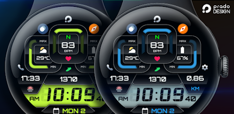 PRADO X81 Digital Watch Face screenshot
