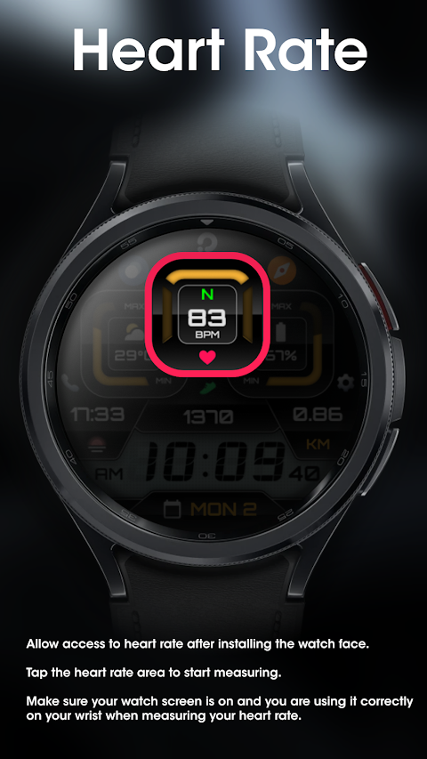 PRADO X81 Digital Watch Face screenshot
