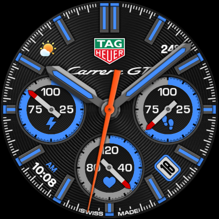 TAG HEUER CARRERA 4 Watch Face screenshot