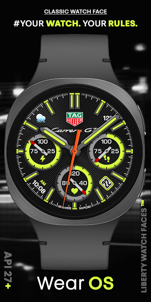 TAG HEUER CARRERA 4 Watch Face screenshot